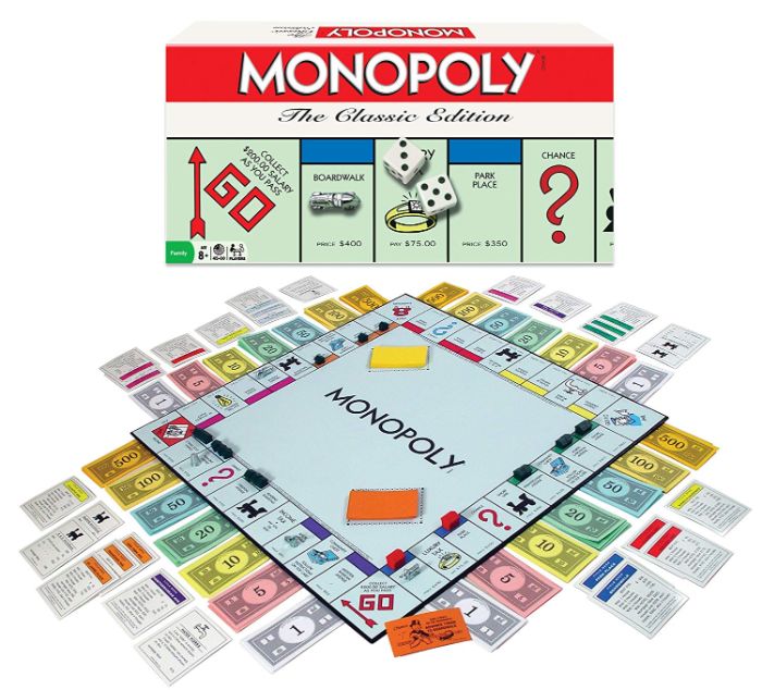 geschenke für den freund, monopoli spielen ideen zum überraschen von einem freund, monopoly spielen macht immer spaß