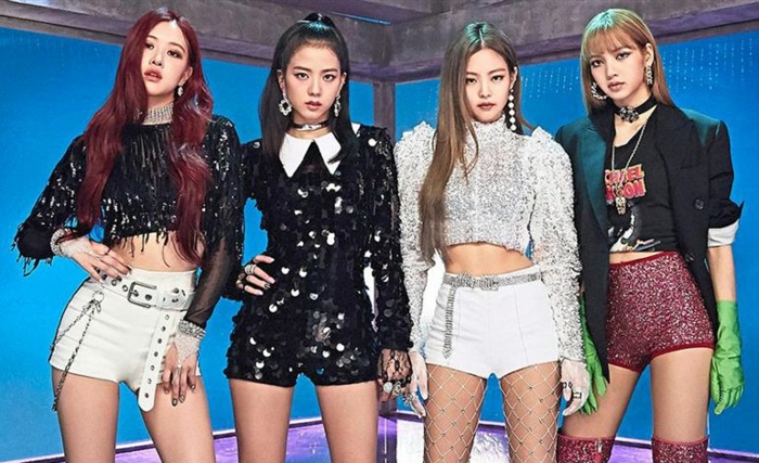 die neue Modelinie von der koreanischen Mädchenband, kurze Hose, lange Ärmel, vier Mädchen