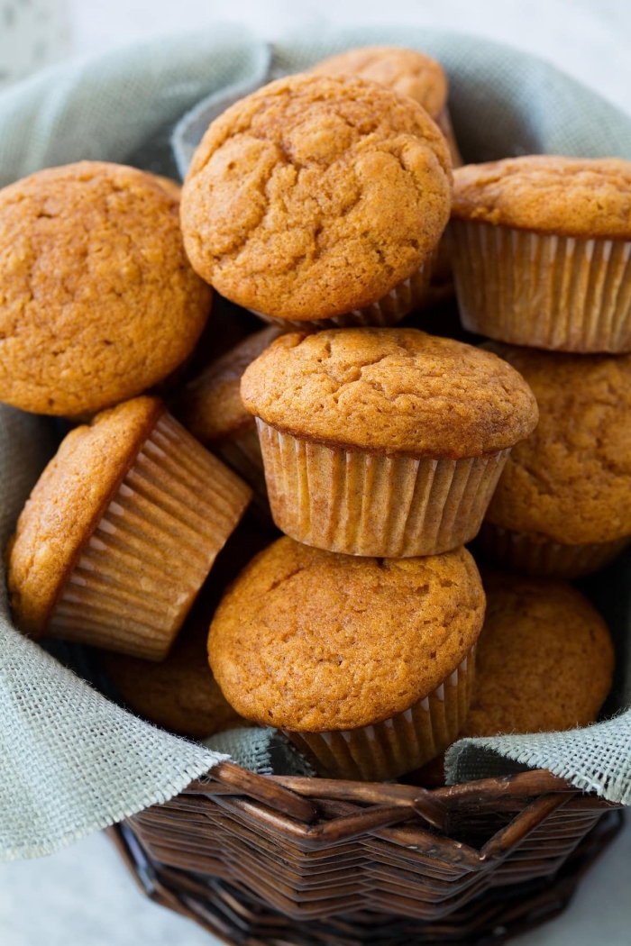 cupcakes mit kürbis. muffins für kinder, leckere rezepte, kindergeburtstag ideen