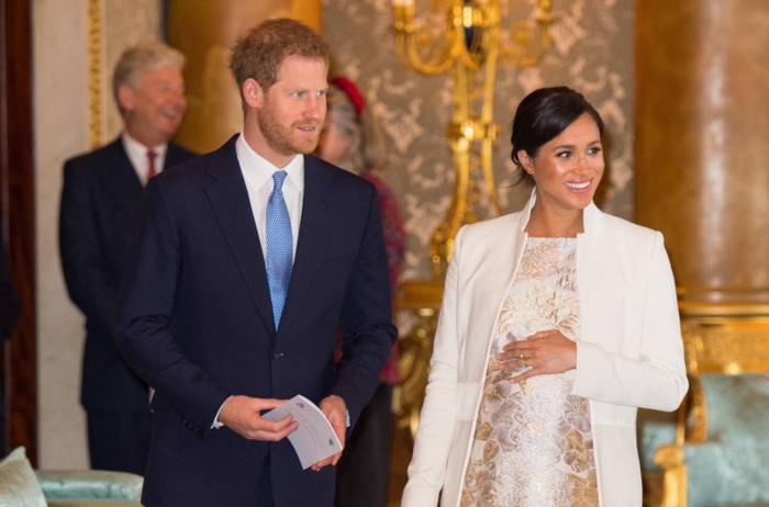 ein königliche Baby wird erwartet, Meghan als Hochschwanger und Prinz Harry