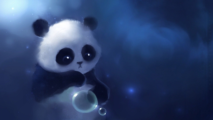 pinterest wallpaper, ein nettes panda bild, panda selber malen mit farben