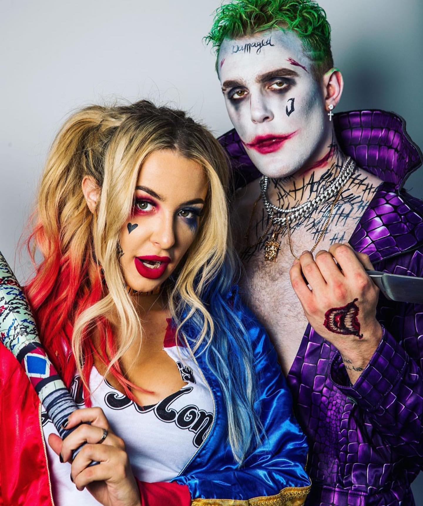 Jake Paul und Tana Mongeau verkleiden sich wie Joker und Harley Queen