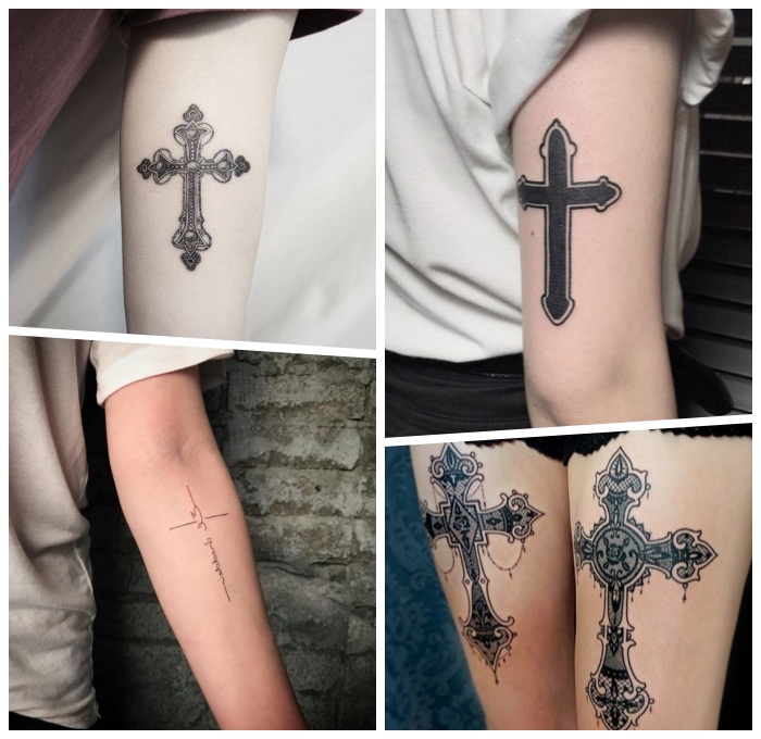 Arm kreuz männer tattoos ▷ 1001