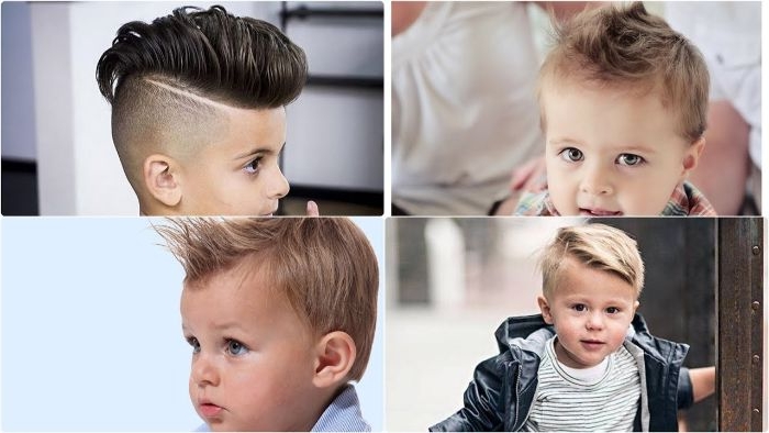 jungs frisuren 2019 collage mit ideen für die kleinsten frisuren inspiration