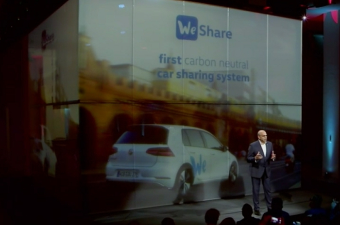 WeShare wurde gestern vorgestellt, die originelle Idee von Carsharing von E-Autos