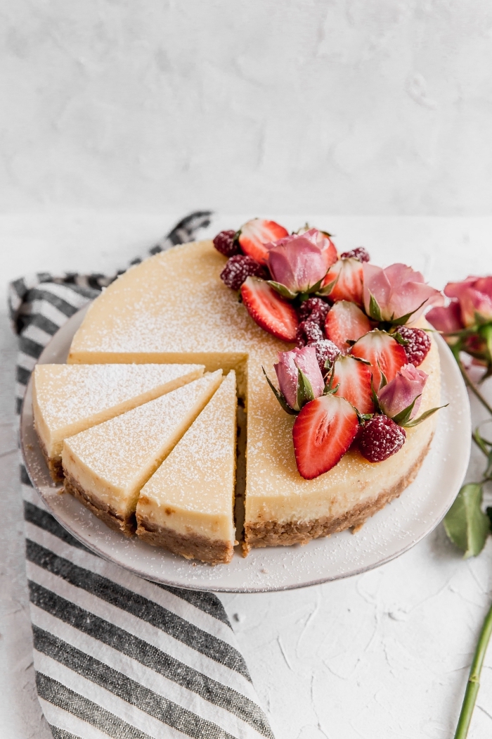 schnelle kuchen ohne backen käsekuchen rezepte frischkäsekuchen mit erdbeeren