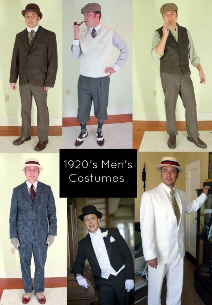 schuhe 20er jahre, accessoires für männer, hüte, krawatten, pfeife, fliege, 20er anzüge