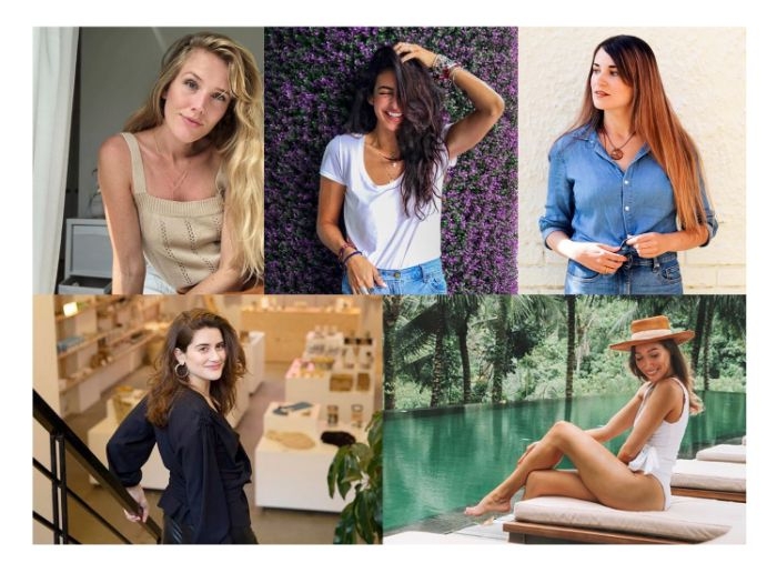vegane kleidung, influencers der nachhaltigen lifestyle, fürn fotos von influencerinnen, foto collage