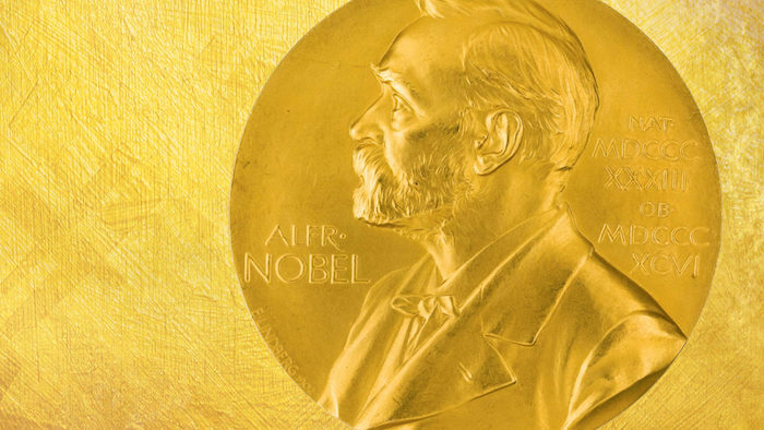 ein mann mit goldenem bart, der nobel preis für chemie