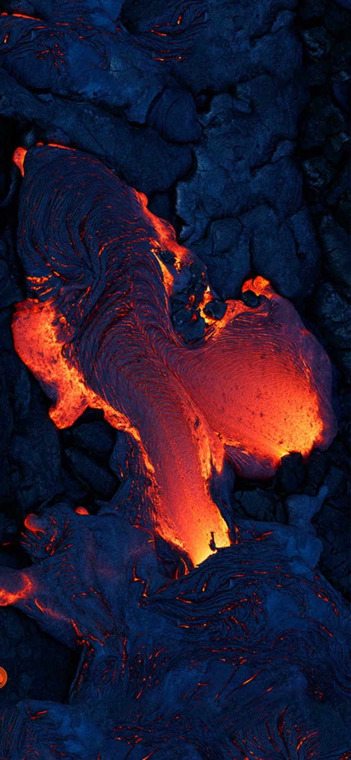 iphone x hintergrundbild, vulkan und lava, hintergründe fürs handy die besten ideen