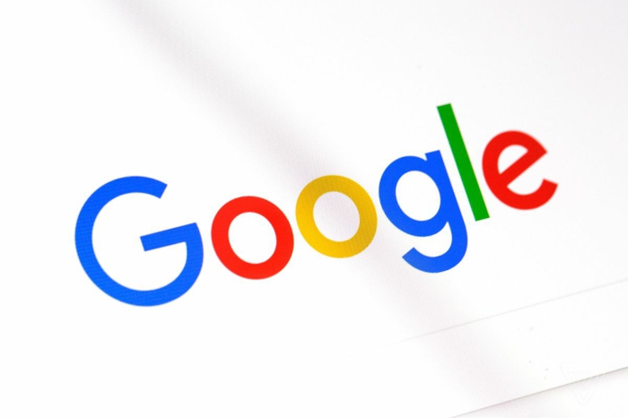 Google Logo, die Firma feiert der Tag der Deutschen Einheit, das sollte heute stehen
