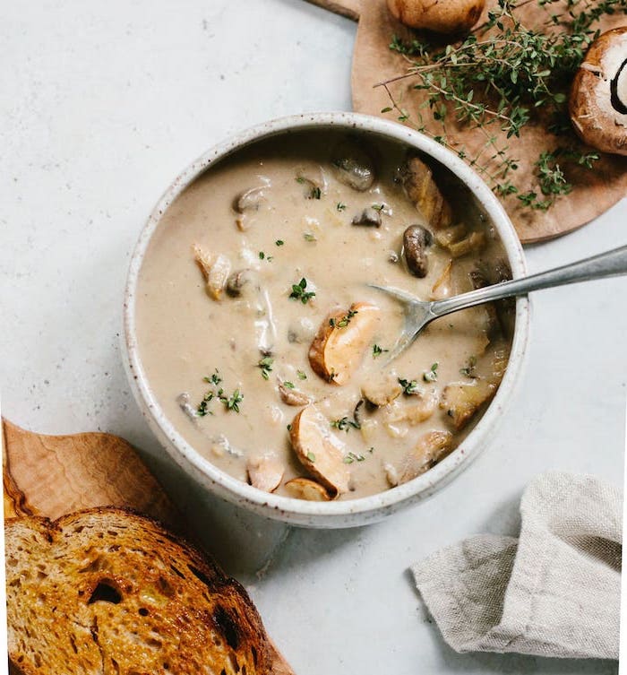beste suppe, cremesuppen ideen, gesundes mittagessen, pilzensuppe zubereiten