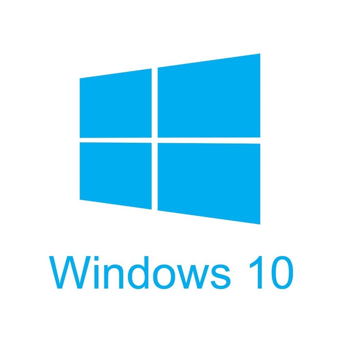 das neue update für das beztiebssystem windows 10, der große blaue logo von windows 10