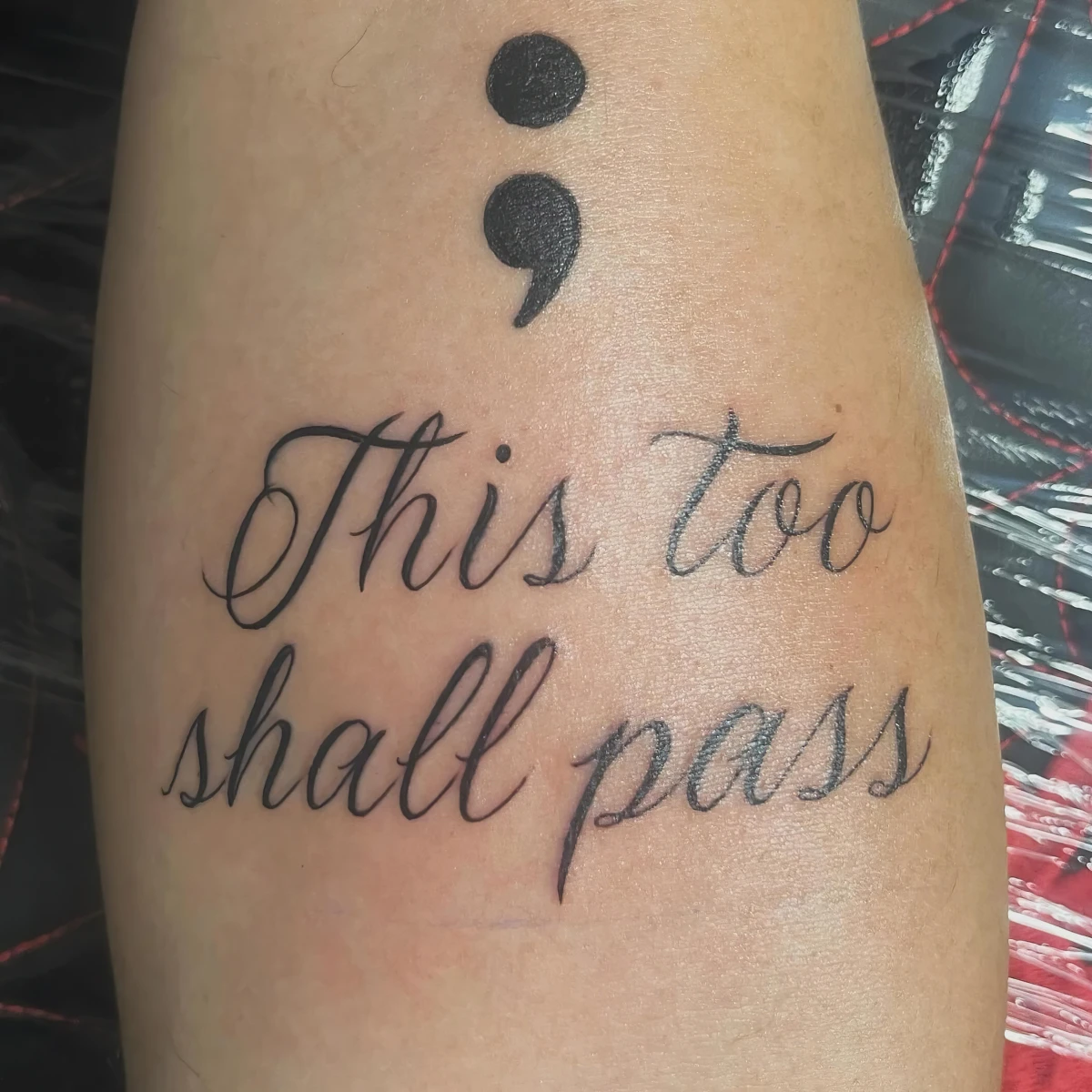 tattoo semicolon mit spruch gegen suizid chad.smalley.5