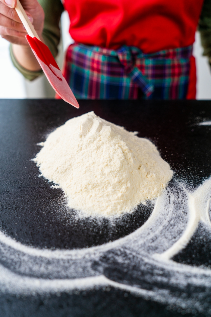 mittagessen ideen, teig für pasta selber machen, tagliatelle zubereiten