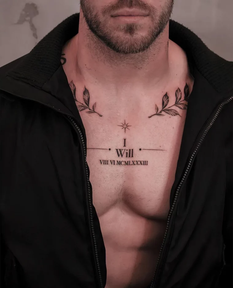 brust tattoo männer tattoo ideen inspiration