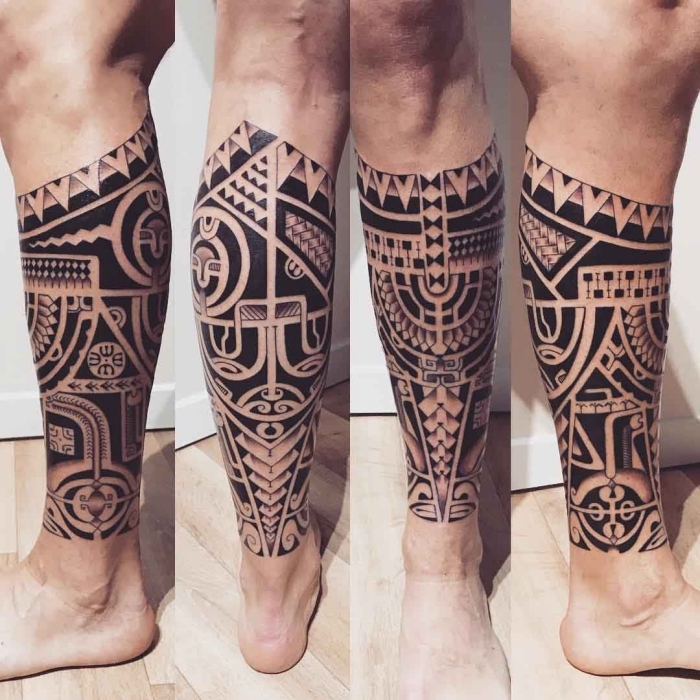 Bein männer tattoo motive Bein Tattoos