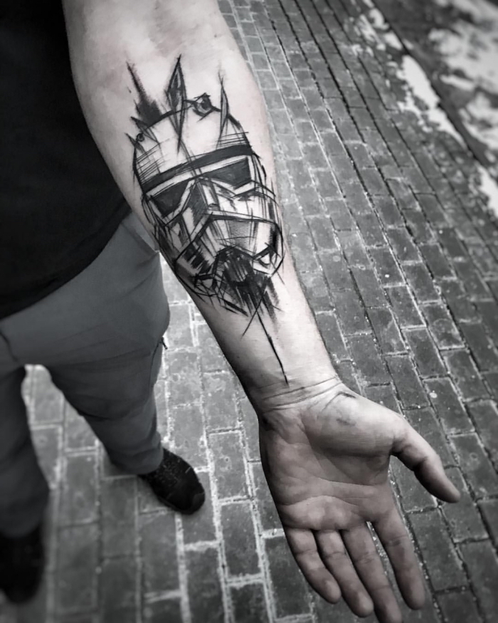 Unterarm tattoo mann