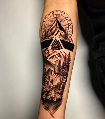 vegvisir kompass tattoo keltisches motiv