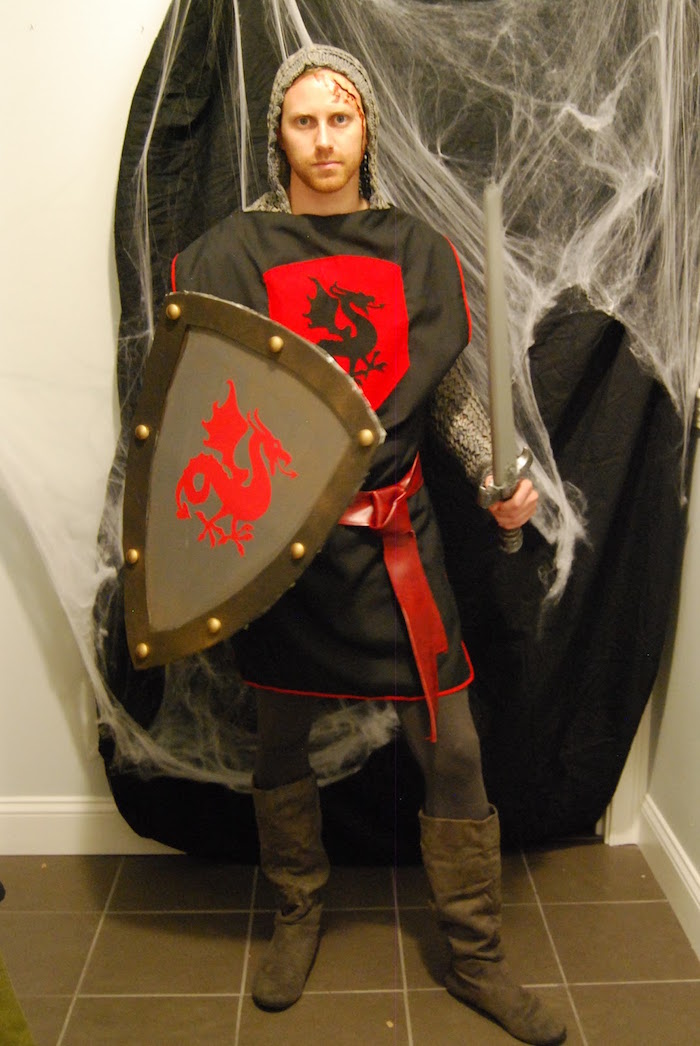 Ritter Kostüm für Heeren, Kleidung für Mittelalter Themenparty 