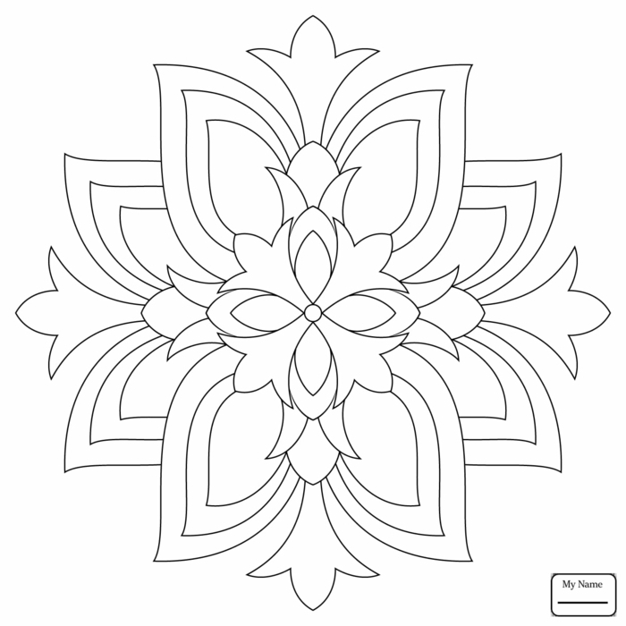 Mandala zum ausdrucken. schöne Bilder zum ausmalen für Kinder und Erwachsene, geometrisches Bild