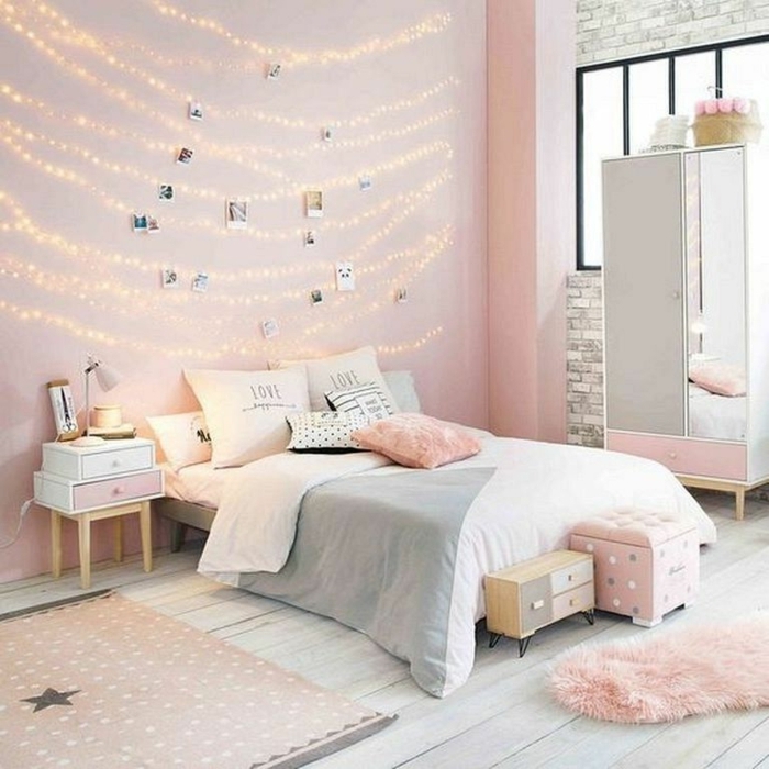 Zimmerdeko mit lianen und lichterketten tumblr zimmer deko pinke
