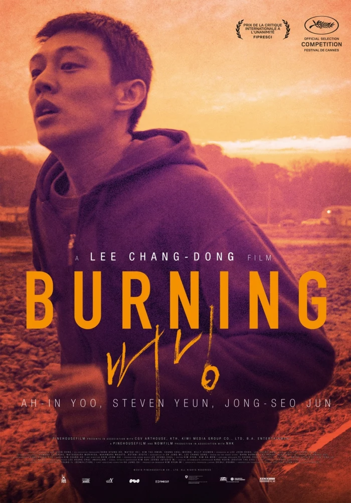die besten kostenlosen filme bei amazon prime video, der poster zu dem koreanischen film burning von dem regiesseur lee chang dong