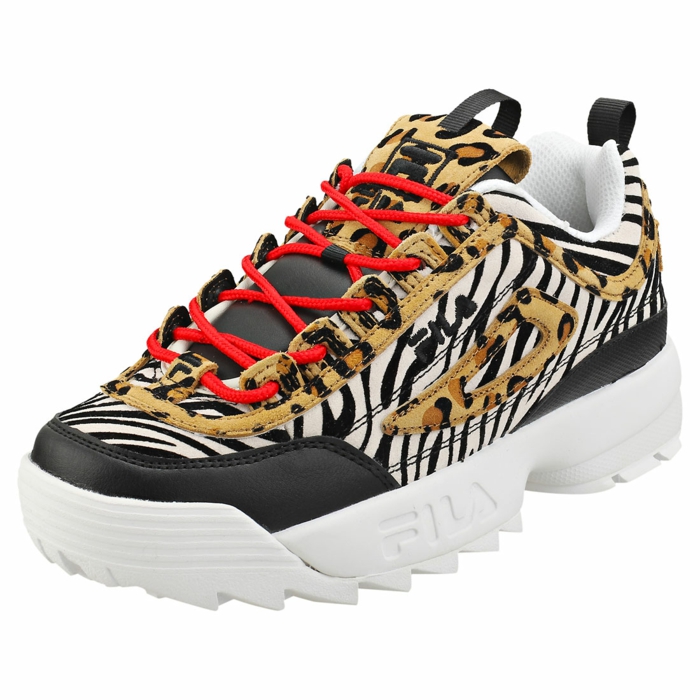 fila animal print trainers