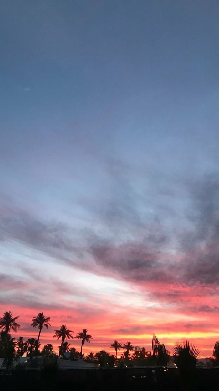 Pinke und blauer Himmel, tumblr aesthetic backgrounds, Fotos für Handyhintergrund inspirierend