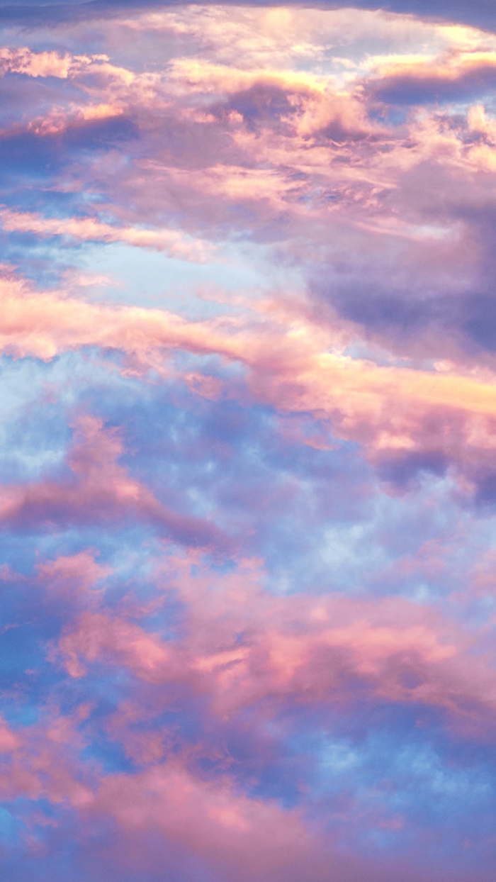 pinke und weiße Wolken, ästhetische Bilder für Handys, tumblr aesthetic backgrounds
