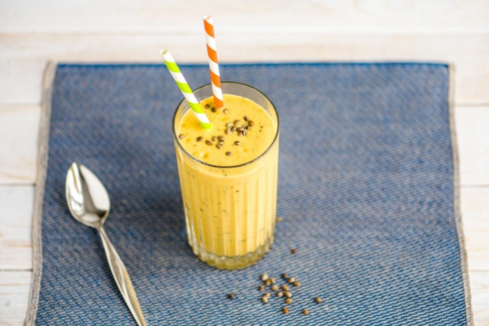 3 gesunde smoothies zum abnehmen kürbis mandelmilch bananen leckere smoothies selber machen