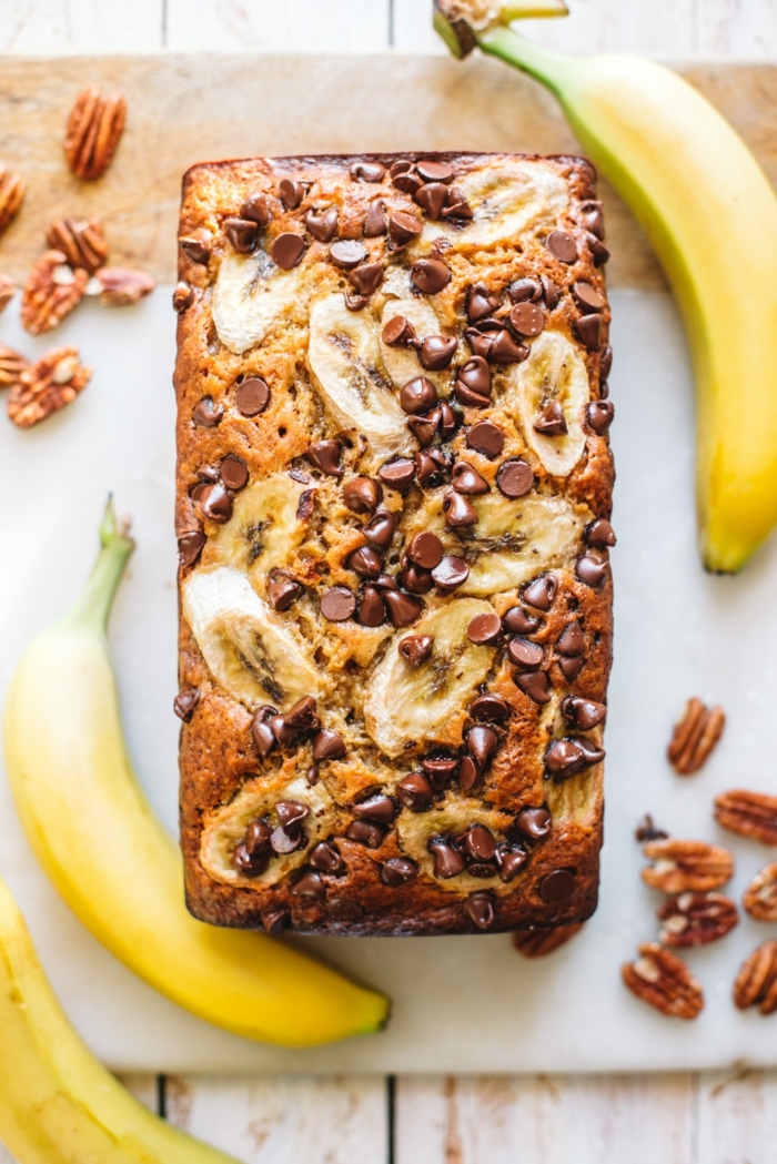 2 bananenbrot mit walnüssen bananenkuchen mit nüssen nachtisch ideen leckere rezepte für jeden tag