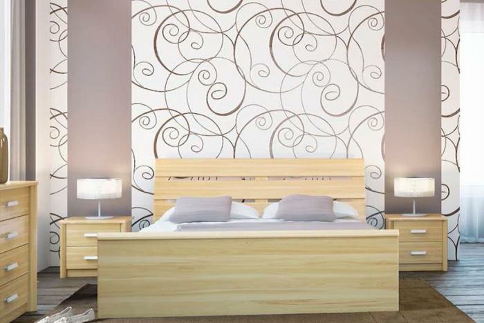 4 fototapeten für schlafzimmer zimmer dekorieren wohnungsdeko ideen wanddeko tapete mit abstraktem muster