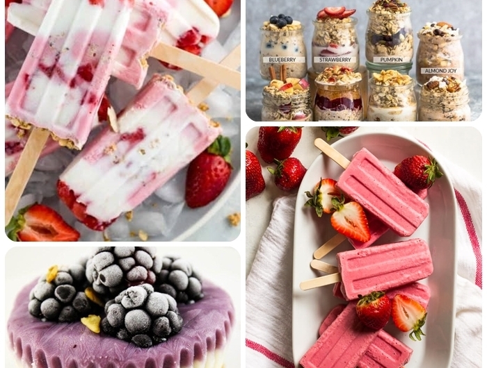 4 schnelle partyrezepte zum vorbereiten eiscreme mit erdbeeren leckere fzoren cupcakes mit brombeeren und joghurt