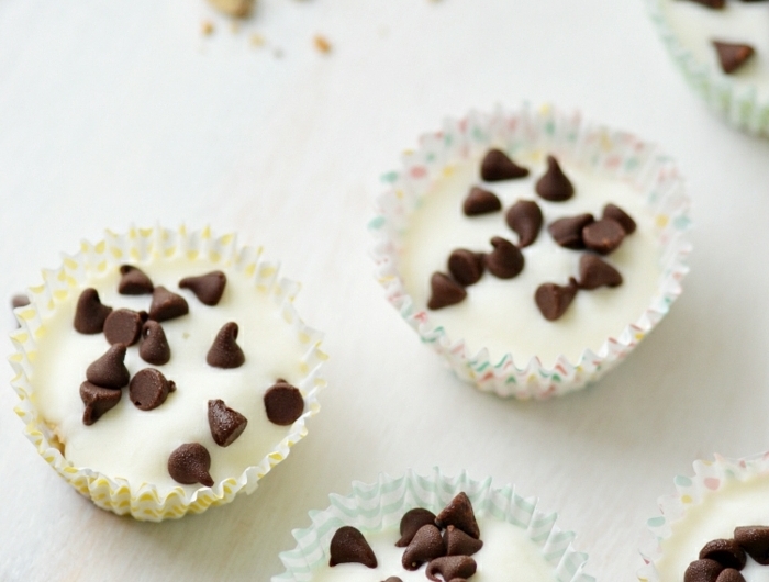 5 schnelle gerichte für gäste partyessen ideen cupcakes aus nüssen milch .und mini schokoladnechips