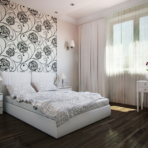 6 fototapeten für schlafzimmer tapete mit floralen motiven zimmereinrichtung in weiß