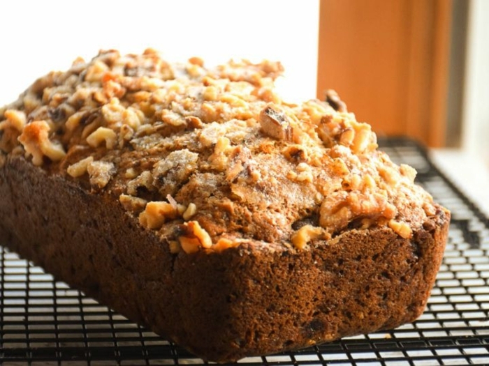 backen mit bananen bananenbrot mit nüssen kuchen mit walnüssen walnusskuchen mit bananen