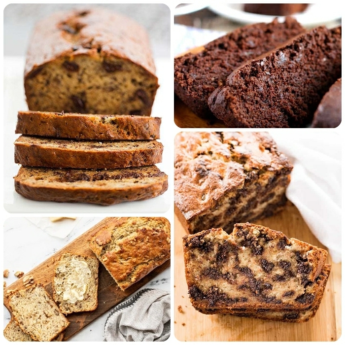 backen mit bananen bananenbrot selber machen bananenkuchen mit schokolade lekcere kuchenrezepte