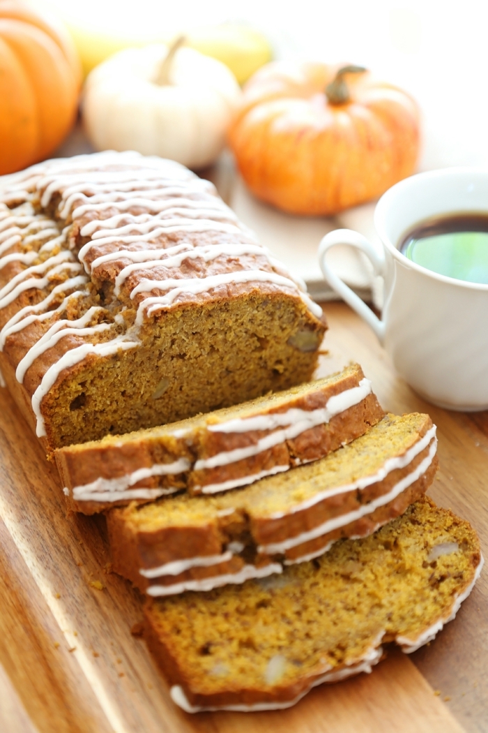 bananenbrot ohne ei bananenkuchen mit kürbis kürbiskuchen kuchen ideen einfach