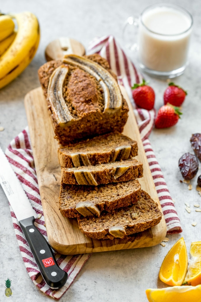 bananenbrot ohne zucker leckerer kuchen mit bananen brunch selber machen ideen