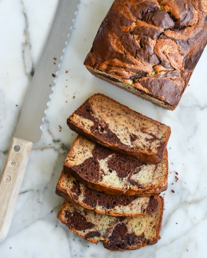 bestes bananenbrot rezept einfach und schnell leckere kuchenrezepte marmor kuchen mit schokoalde