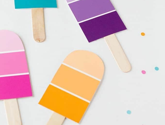 eis am stiel verschiedene farben einladung zum kindergeburtstag diy anleitung schritt für schritt kreative ideen zum basteln