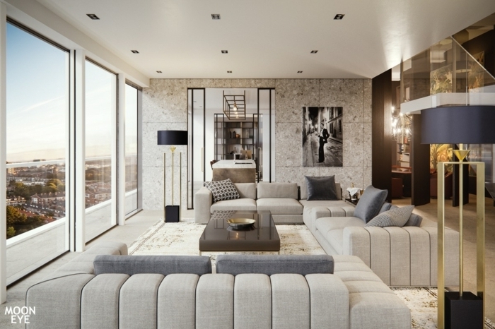 farben für wohnzimmer moderne wohnzimmergestaltung in grau designer möbel wohnung einrichten beispiele
