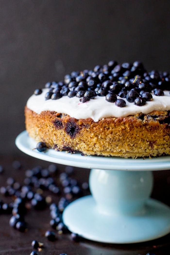 heidelbeer mandel zitronen kuchen mit wenig zutaten leckere und schnellerezepte für desserts