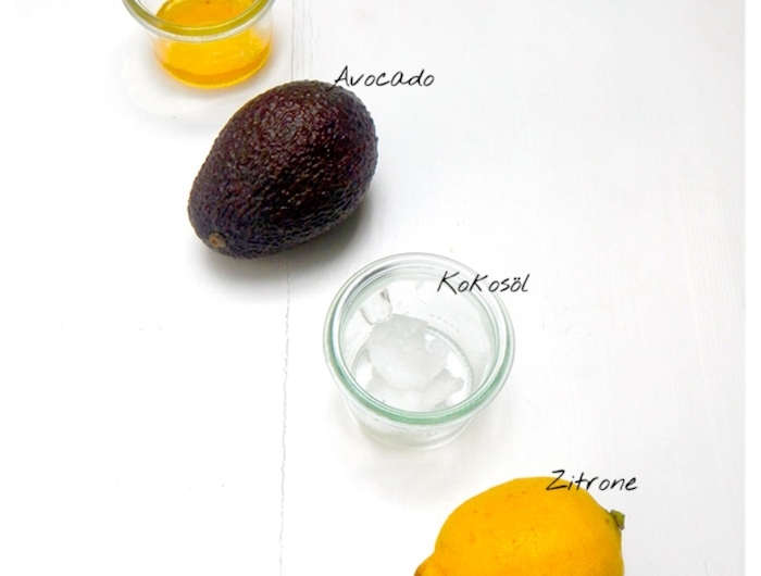 ideen für avocado haarmaske mit honig kokosöl und zitronensaft rezepte für schöne und geschmeidige haare
