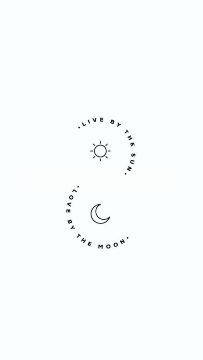inspiration und ideen für minimalistische tattoos mini tattoo live by the sun love by the moon