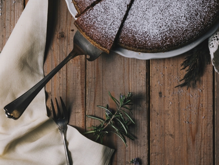 kaffee oder tee rezepte sonntagkuchen heute schokoladenkuchen mit puderzucker mit wenigen zutaten backen