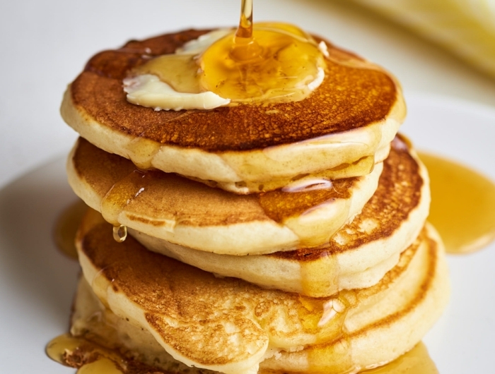 pfannkuchen rezept süß leckere frühstücksrezepte was kann ich frühstücken amerikanisches frühstück honig
