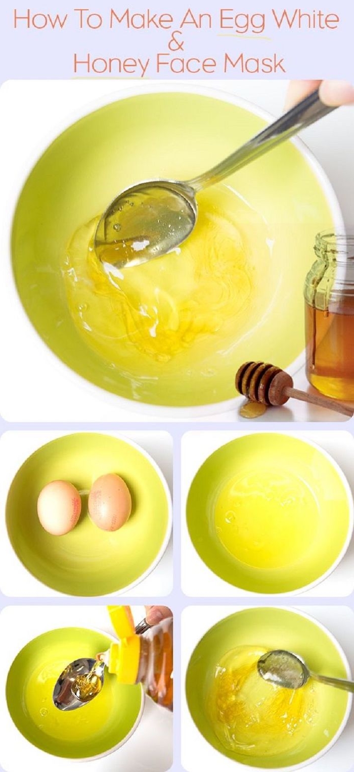 rezept schritt für schritt anleitung haarkur mit ei und honig nahrhafte maske für die haare