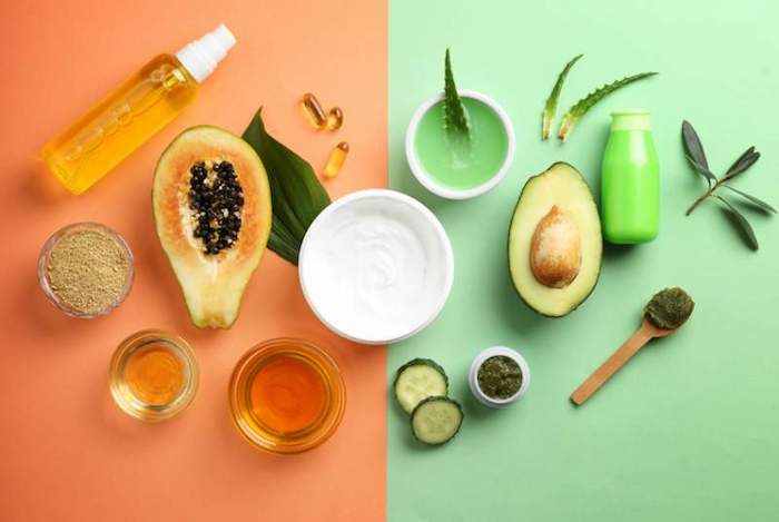superfoods für die haare haarkur selber machen mit avocado honig basilikum joghurt